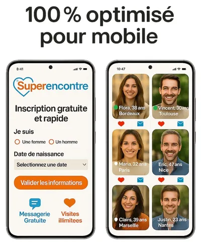 Télécharger l’application mobile Superencontre pour iOS et Android